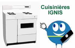 Pices et composants pour les cuisinires IGNIS