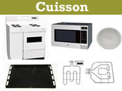 Pièces pour les appareils de cuisson