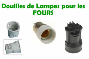 Douilles de lampes de remplacement pour la rparation des Fours