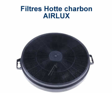 Filtres hotte charbon airlux