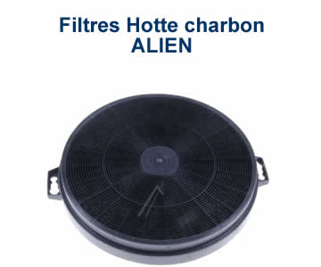 Filtres hotte charbon alien