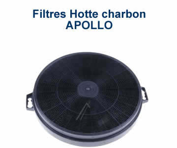 Filtres hotte charbon apollo