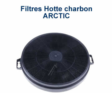 Filtres hotte charbon arctic