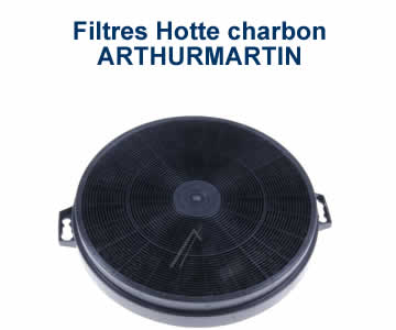 Filtres hotte charbon arthur martin