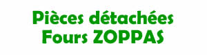 pices dtaches pour la rparation des fours et cuisinires Zoppas