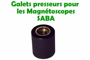 galets presseurs de remplacement pour la réparation des magnétoscopes SABA
