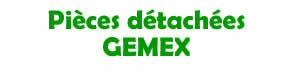 Pièces détachées pour la réparation des appareils Gemex