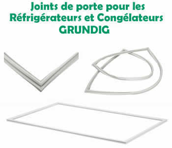 joints de porte de remplacement pour les réfrigérateurs et congélateurs grundig