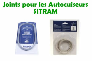 Joints de remplacement pour les autocuiseurs Sitram