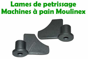 lames de petrissage de remplacement pour les machines à pain Moulinex