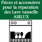 pices et accessoires pour la rparation des lave vaisselle airlux