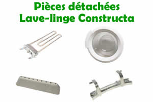 pi�ces d�tach�es pour la r�paration des lave linge Constructa