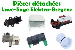 Pi�ces d�tach�es pour la r�paration des lave linge Elektra-Bregenz