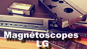 courroies galets et composants pour les magntoscopes lg