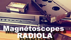 courroies galets et composants pour les magntoscopes radiola