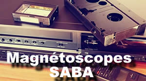 courroies galets et composants pour les magnétoscopes saba