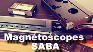 courroies galets et composants pour les magntoscopes saba