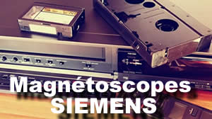 courroies galets et composants pour les magntoscopes siemens