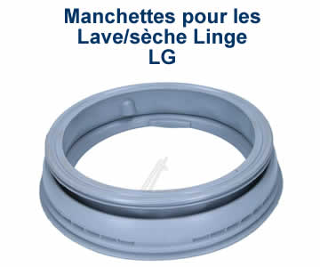 manchettes joints de hublot pour les lave linge LG