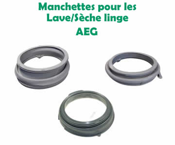 manchettes joints de hublot pour les lave linge aeg