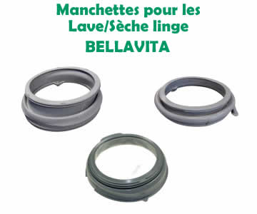 manchettes joints de hublot pour les lave linge bellavita