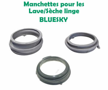 manchettes joints de hublot pour les lave linge bluesky