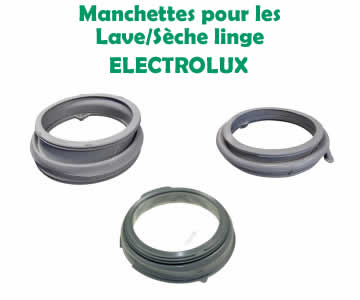 manchettes joints de hublot pour les lave linge electrolux