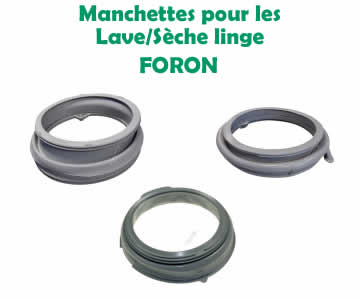 manchettes joints de hublot pour les lave linge foron