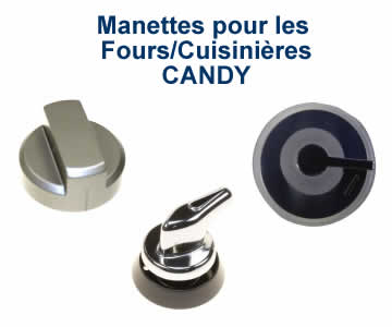 manettes de gaz pour les fours et cuisinires CANDY