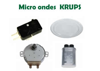pieces et composants pour la réparation des micro ondes KRUPS