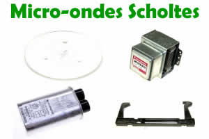 Pi�ces d�tach�es pour la r�paration des Micro-ondes Scholtes