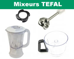 pièces et composants pour les mixeurs tefal