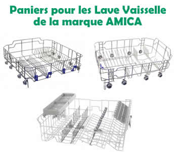 Paniers pour les lave vaisselle de la marque AMICA
