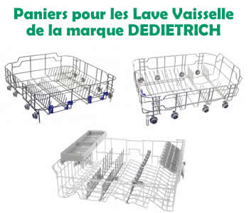 Paniers pour les lave vaisselle de la marque DEDIETRICH