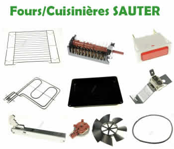 les pièces et composants pour la réparation des Fours et cuisinières Sauter