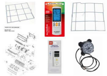 pieces et composants pour les Climatiseurs Hitachi