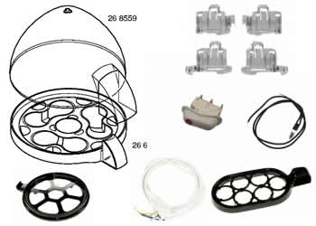 pieces et composants pour les cuiseurs  oeuf Siemens