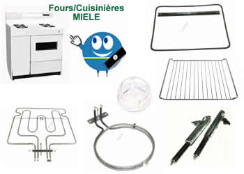 pieces et composants pour la réparation des fours et cuisinières MIELE