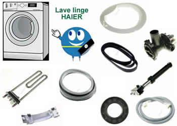 pieces et composants pour la réparation des lave linge HAIER