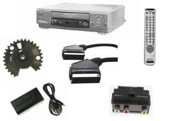 pieces et composants pour les magnetoscopes Sony
