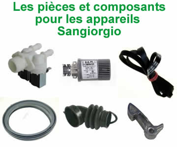 Pièces détachées pour les appareils de la marque Sangiorgio