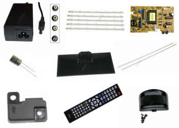 pieces et composants pour la réparation des télévisions LCD AKAI