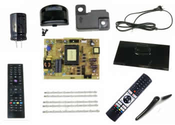 pieces et composants pour la réparation des Télévisions Polaroid