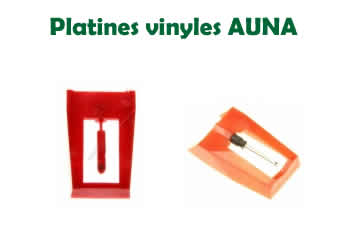 pieces et diamants pour les platines vinyles AUNA