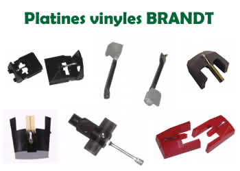 pieces et diamants pour les platines vinyles BRANDT