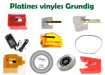 pices dtaches pour les platines vinyles Grundig