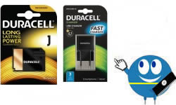 piles et chargeurs de la marque duracell