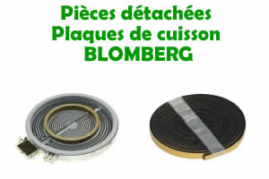 pièces détachées pour la réparation des plaques de cuisson Blomberg