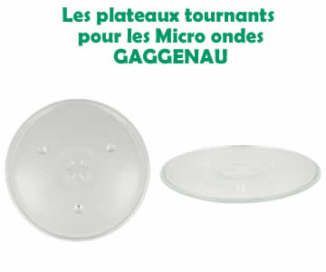 plateau tournant pour les  micro ondes de la marque gaggenau