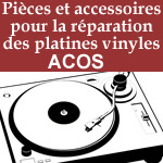 pices et accessoires pour la rparation des platines tourne disque acos